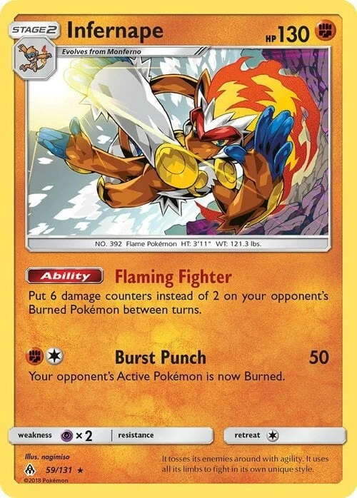 Infernape — Forbidden Light