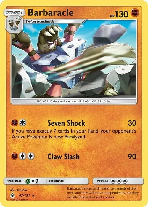 Barbaracle — Forbidden Light