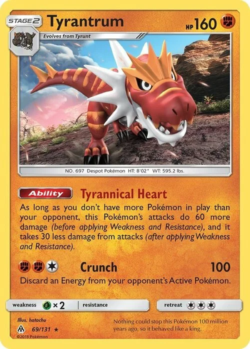 Tyrantrum — Forbidden Light