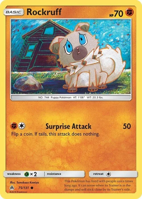 Rockruff — Forbidden Light