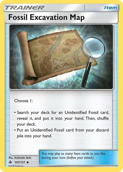 Fossil Excavation Map — Forbidden Light