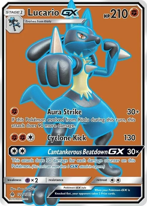 Lucario GX — Forbidden Light