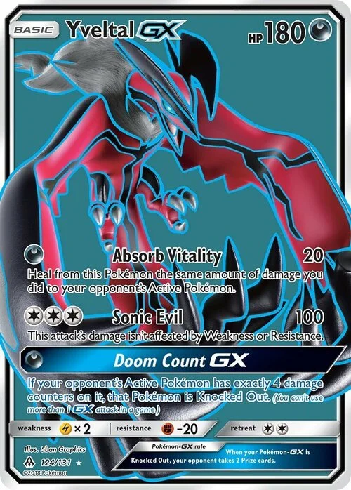Yveltal GX — Forbidden Light