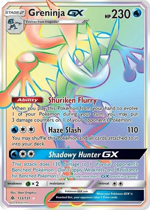 Greninja GX — Forbidden Light