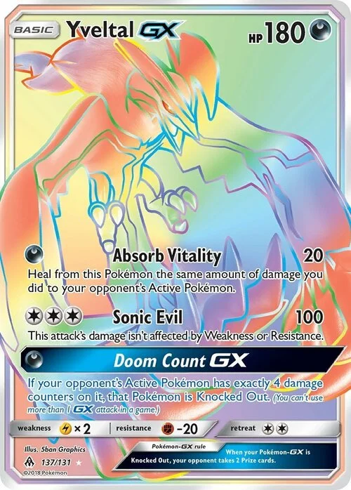 Yveltal GX — Forbidden Light