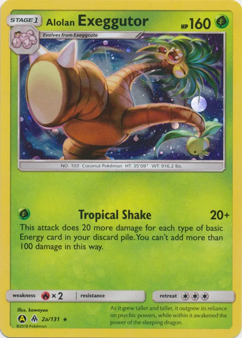 Alolan Exeggutor — Theme Deck & Blisters Exclusives