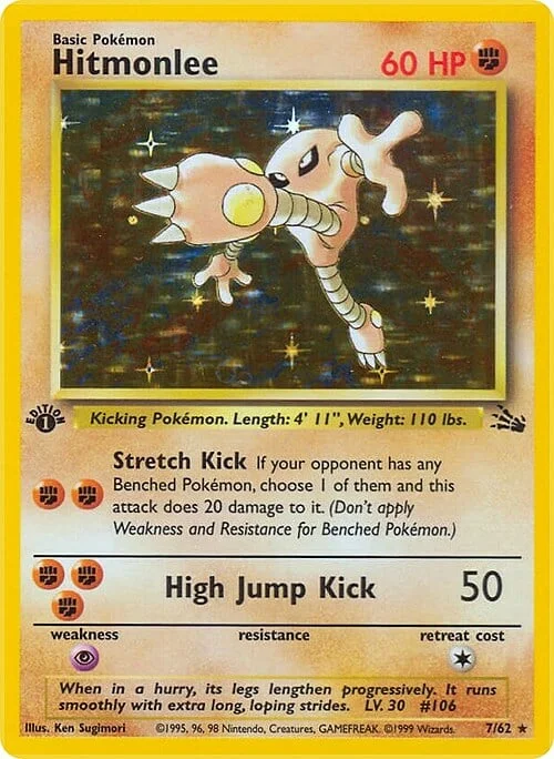 Hitmonlee — Fossil