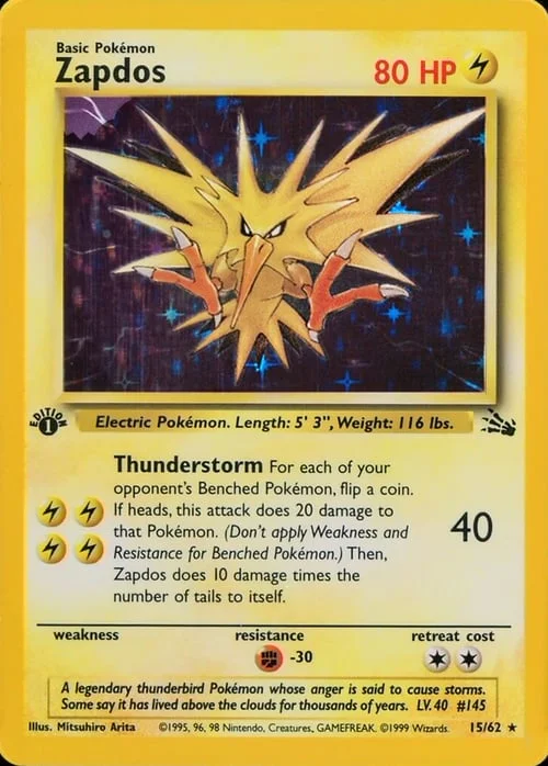 Zapdos — Fossil