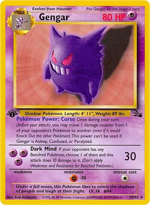 Gengar — Fossil