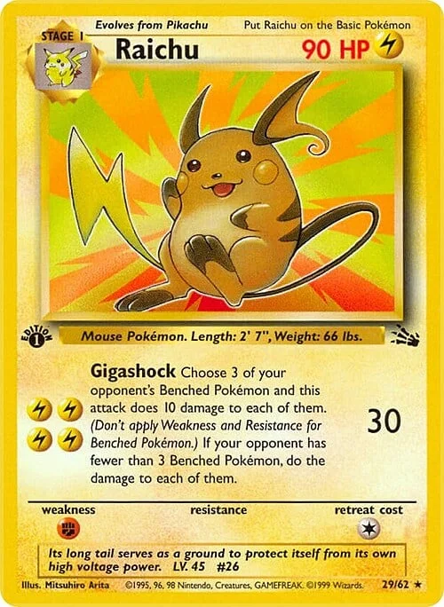 Raichu — Fossil