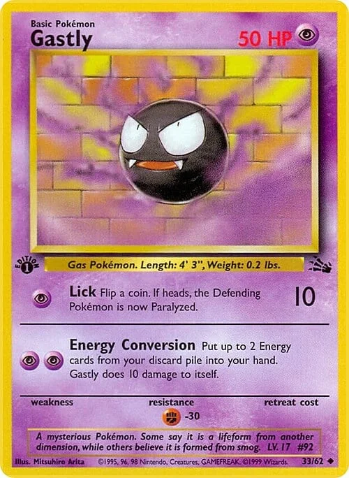 Gastly — Fossil