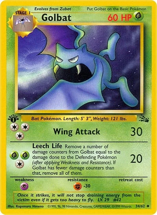 Golbat — Fossil