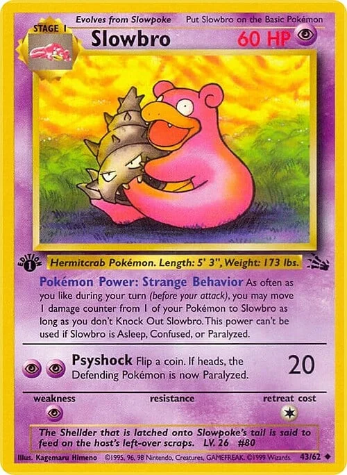 Slowbro — Fossil