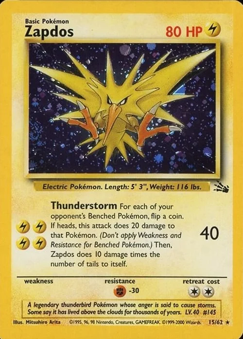 Zapdos — Theme Deck & Blisters Exclusives