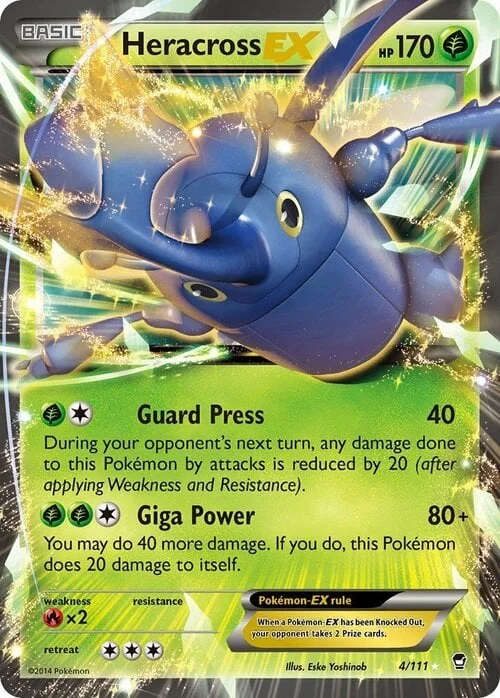 Heracross EX — Furious Fists