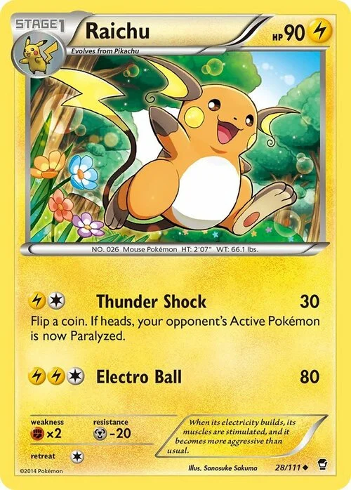 Raichu — Furious Fists