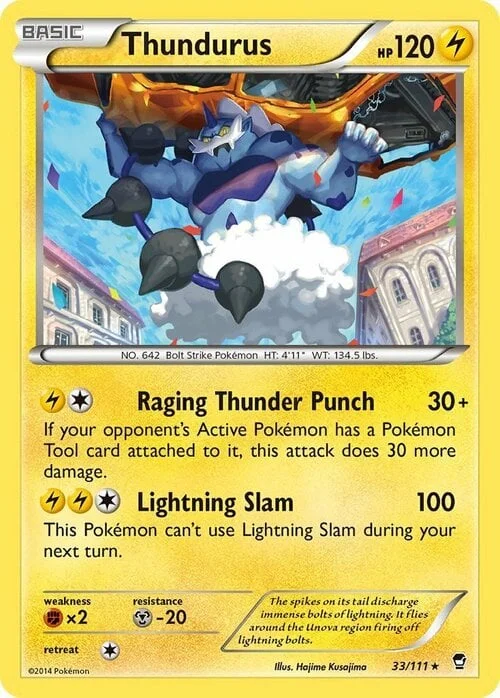 Thundurus — Furious Fists