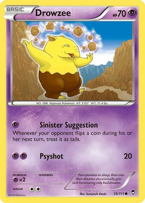 Drowzee — Furious Fists