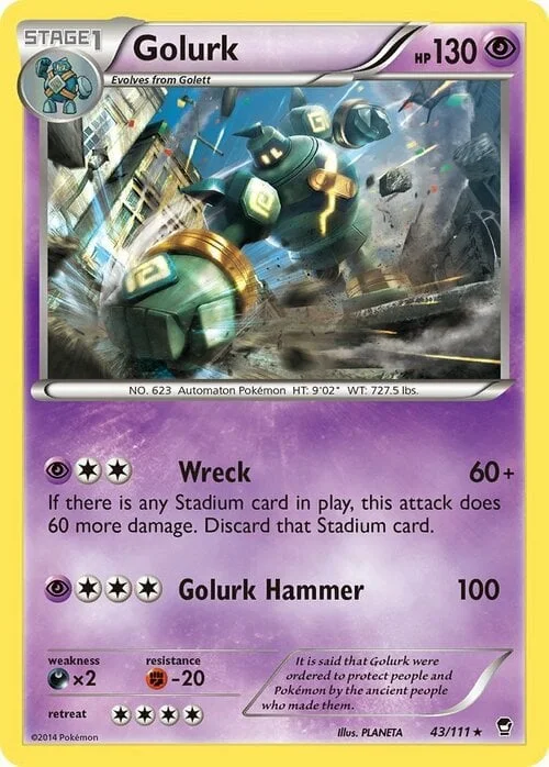 Golurk — Furious Fists