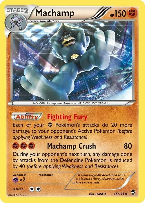 Machamp — Furious Fists