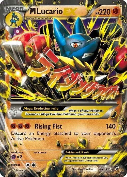 M Lucario ex — Furious Fists