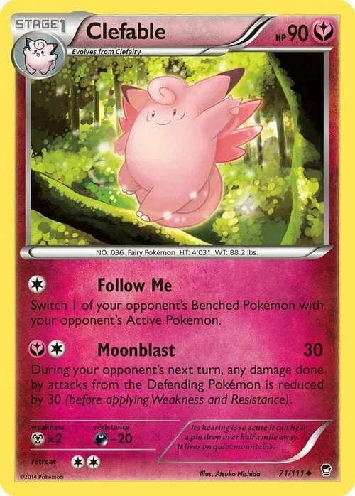 Clefable — Furious Fists