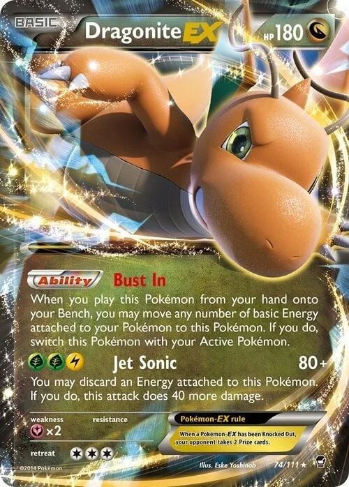 Dragonite EX — Furious Fists