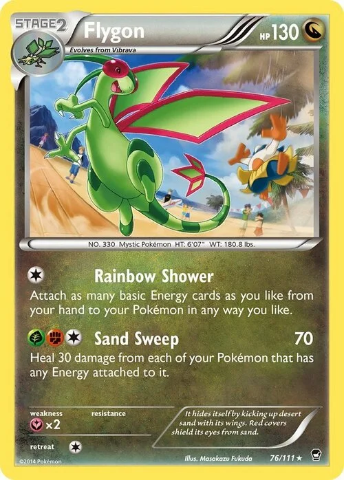 Flygon — Furious Fists