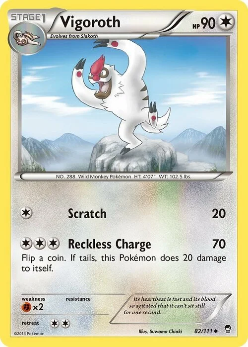 Vigoroth — Furious Fists