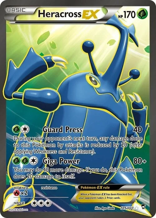 Heracross EX — Furious Fists