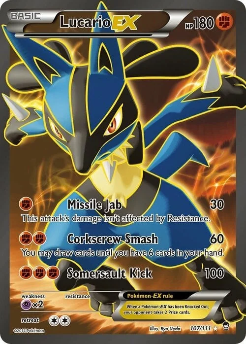 Lucario EX — Furious Fists