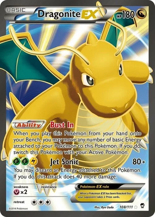 Dragonite EX — Furious Fists