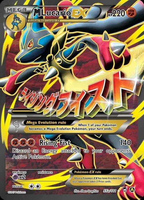 M Lucario ex — Furious Fists