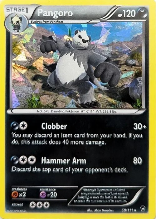 Pangoro — Theme Deck & Blisters Exclusives