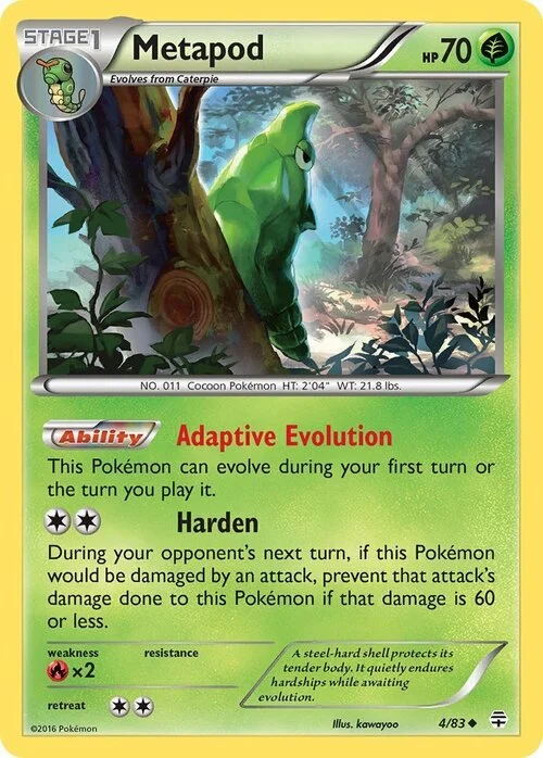 Metapod — Generations
