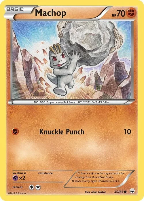 Machop — Generations