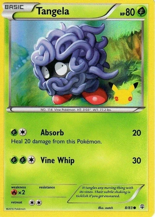 Tangela — Generations Promos