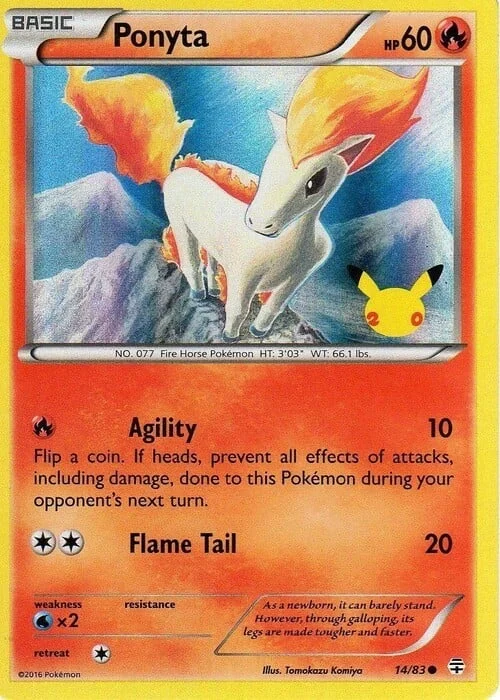Ponyta — Generations Promos
