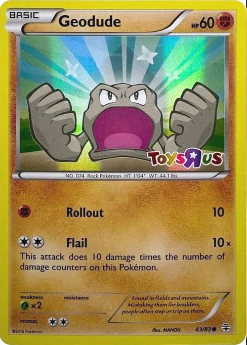 Geodude — Retail Exclusive Promos