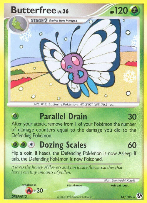 Butterfree Lv.36 — Great Encounters