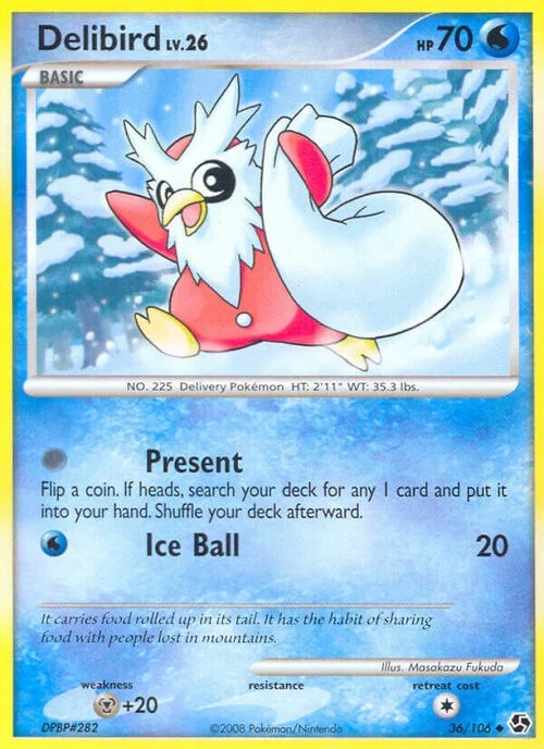 Delibird Lv.26 — Great Encounters