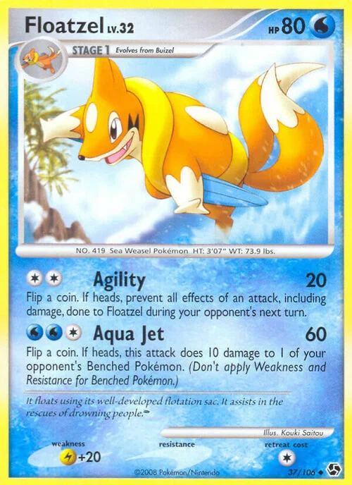 Floatzel Lv.32 — Great Encounters
