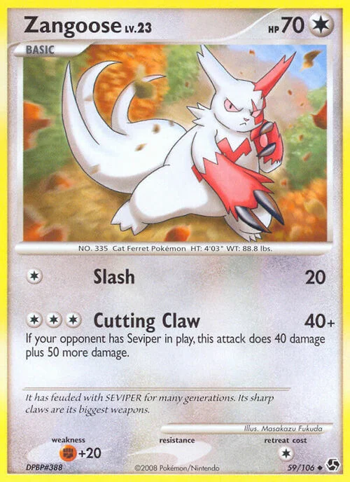 Zangoose Lv.23 — Great Encounters