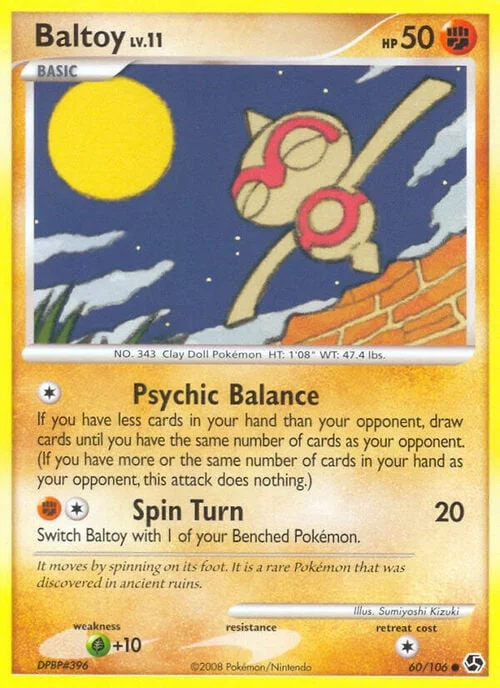 Baltoy Lv.11 — Great Encounters