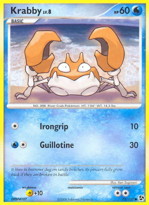 Krabby Lv.8 — Great Encounters
