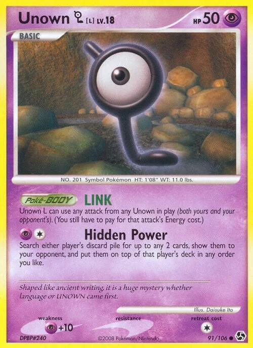 Unown [L] Lv.18 — Great Encounters