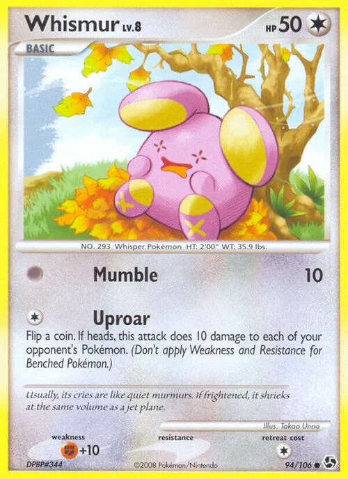 Whismur Lv.8 — Great Encounters