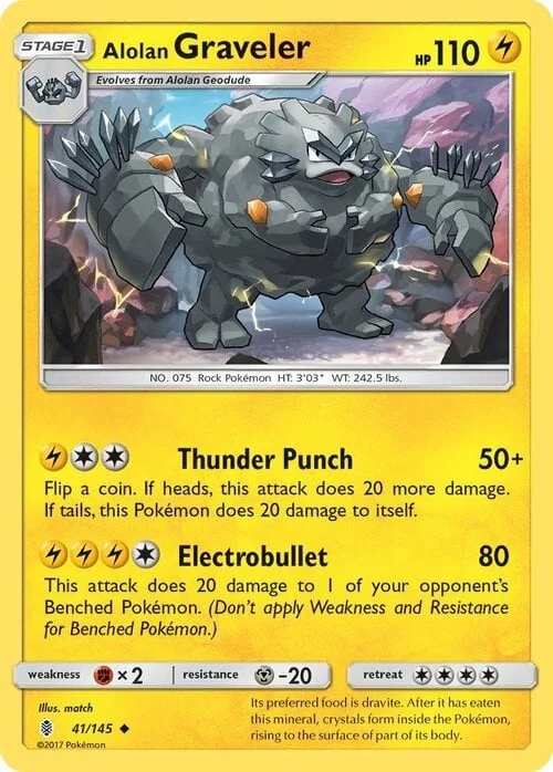 Alolan Graveler — Guardians Rising