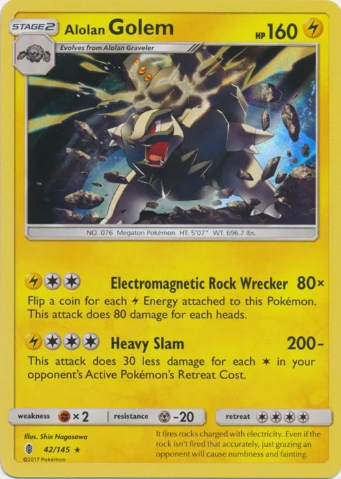 Alolan Golem — Guardians Rising