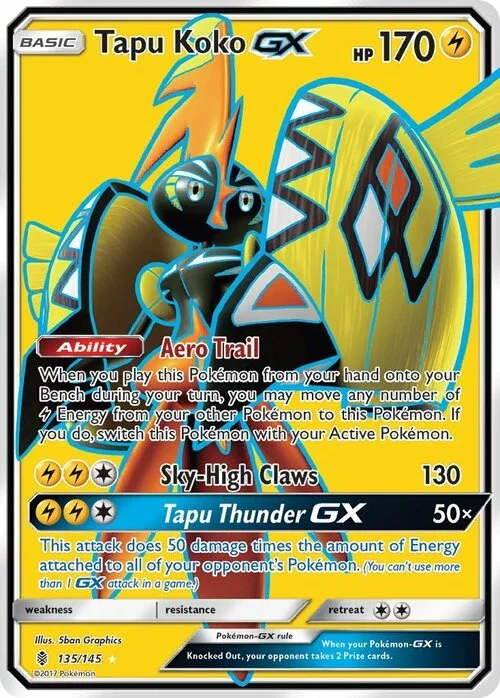 Tapu Koko GX — Guardians Rising
